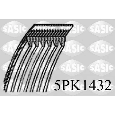Imagen de SASIC 5PK1432 Correa trapecial poli V 1432 5 VOLKSWAGEN: Golf 4, Passat B5 GP Berlina, Variant, AUDI: A4 B6 A6 C5 Berlina