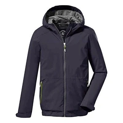 Imagen de killtec Boy&#039;s Chaqueta funcional/chaqueta outdoor con capucha KOS 74 BYS JCKT, dark navy, 164, 37975 000