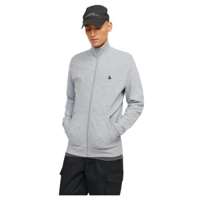 Imagen de Jack &amp; Jones Jjepaulos Sudadera con cremallera, Hombre, Talla: Large, Light grey melange