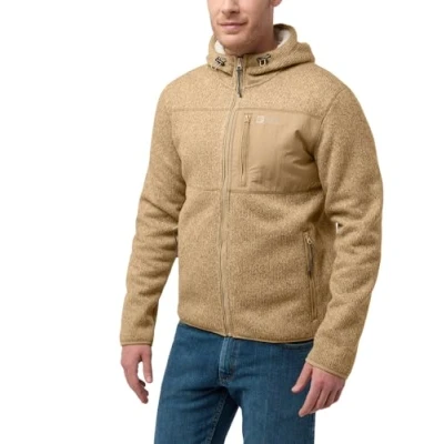 Imagen de Jack Wolfskin Kaminfeuer Sudadera con Capucha Jkt M Chaqueta, anís, S para Hombre