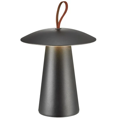 Imagen de Nordlux Ara To Go Lámpara de mesa LED recargable, aluminio, negro