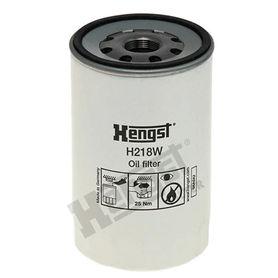 Imagen de HENGST FILTER H218W Filtro de aceite 1 1/8 16 U enroscable RENAULT TRUCKS: Midlum