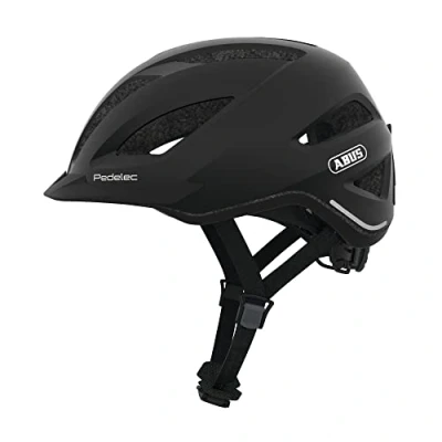 Imagen de ABUS Pedelec 1.1 Casco de ciclismo urbano moderno con luz trasera Para transportarse en la ciudad hombre y mujer Negro, talla L