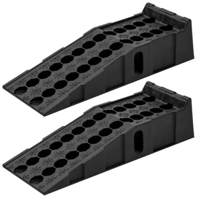 Imagen de KATSU 2PCS Rampas de Servicio para automóviles Taller Garaje plástico Resistente (Estándar V1)