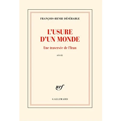 Imagen de L Usure D Un Monde: Une Traversée De Iran : Récit