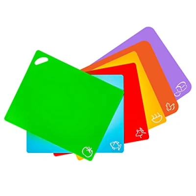 Imagen de Axer Tabla de cortar Cocina Grande Plastico Flexible tablas Libre BPA Juego