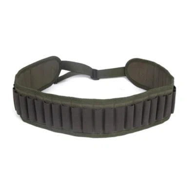 Imagen de 30 Rondas de Cartuchos Escopeta Bandolera, Soporte Cartucho munición Ajustable Cinturón Impermeable Portador para Calibre 20