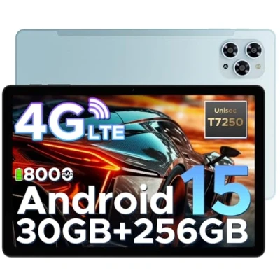 Imagen de DOOGEE Tab G6 Tablet 11 Pulgadas, Tableta Andriod 15, 30GB RAM + 256GB ROM con Tarjeta Sim, 8000mAh Batería, T7250 Octa Core, Widevine L1, Netflix, 4G LTE, 3.5mm Auriculares/5G WiFi/Face ID