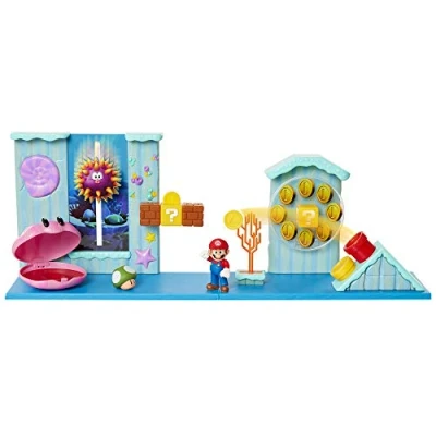Imagen de Super Mario Nintendo Playset Submarino con Figura Exclusiva de 6 cm Juguete Mecanismos y Funciones para Niños 3 Años +