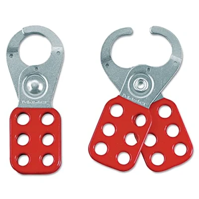 Imagen de Master Lock Aldaba De Consignación Acero, Rojo/Plata