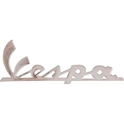 Imagen de Escudo, Inscripción «Vespa» para Vespa Sprint, Super, Rally, 2 Pines, 120 X 35 Mm, Separación Entre Agujeros, 105 Mm