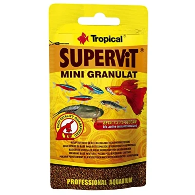 Imagen de SUPERVIT Mini GRANULAT 10g alimento multicomponente en Forma de gránulos Finos Que se Hunde Lentamente