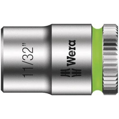 Imagen de WERA 05003519001 8790 HMA Zyklop Nuss 11/32&quot; Llave de vaso con arrastre 1/4&quot;