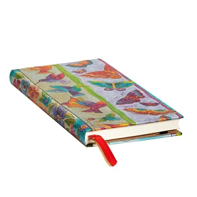 Imagen de Hummingbirds &amp; Flutterbyes (Playful Creations) Slim Dayplanner 2023: Hardcover, Horizontal Layout, 100 gsm, elastic closure (Laurel Burch Collection)