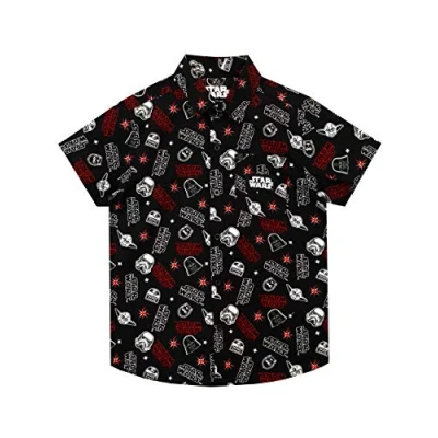 Imagen de Star Wars Camisa para Niños Stormtrooper Darth Vader y Yoda Negro 3 4 años