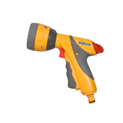 Imagen de Hozelock Pistola de riego con roseta y seis tipos rociado adaptable a todos los conectores del mercado
