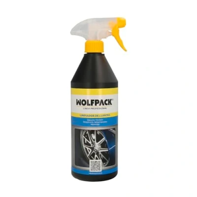 Imagen de WOLFPACK LINEA PROFESIONAL Limpiador llantas coche 750 ml. limpia coche, con tensioactivos que no dañan las