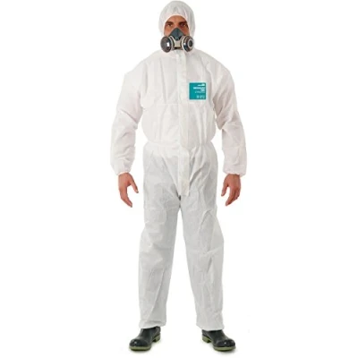 Imagen de Ansell AlphaTec 1500 Traje con Capucha, Modelo 111, Blanco, Tamaño L (1 Pieza)