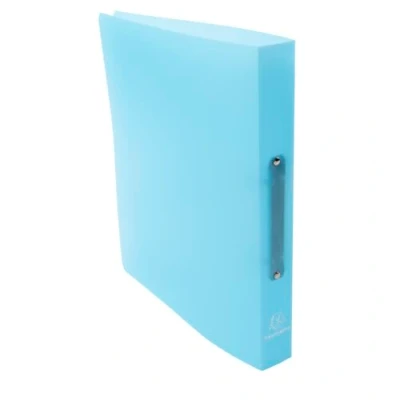 Imagen de Exacompta Ref. 54972E Paquete de 5 archivadores semirrígidos PP Chromaline 2 anillos redondos diámetro 30 mm Parte trasera 40 Dimensiones exteriores: 32 x 25 cm Tamaño A4 Color