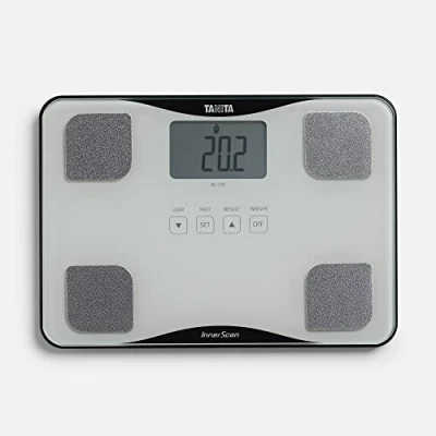 Imagen de TANITA BC718SWH36 Monitor de composición corporal, vidrio blanco fino