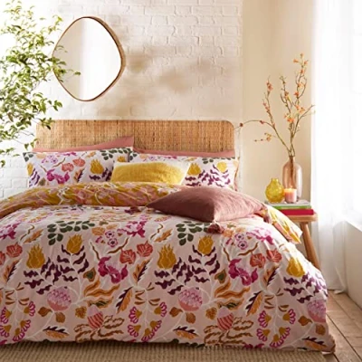 Imagen de furn. Protea Juego de Funda edredón para Cama Doble, Color