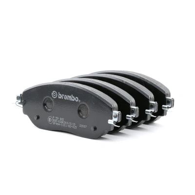 Imagen de BREMBO P 59 082 Juego de pastillas freno excl. contacto avisador desgaste con tornillos pinza sin accesorios RENAULT: Trafic 3 Bus
