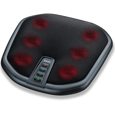 Imagen de Beurer FM 70 Aparato de masaje Shiatsu para pies y espalda, relajante con función calor conmutable aliviar la tensión, material agradable, desconexión automática