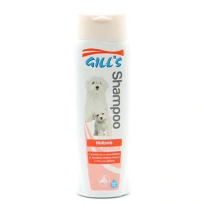 Imagen de Croci Gill&#039;S Maltese Shampoo, Champú Blanqueador Para Cabello Maltés, Hidrata Y Perfuma El Cabello, 200Ml