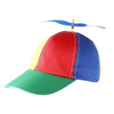 Imagen de KarneLux Gorro de hélice Divertida gorra béisbol para adultos Sombrero helicóptero disfraces carnaval o fiestas temáticas