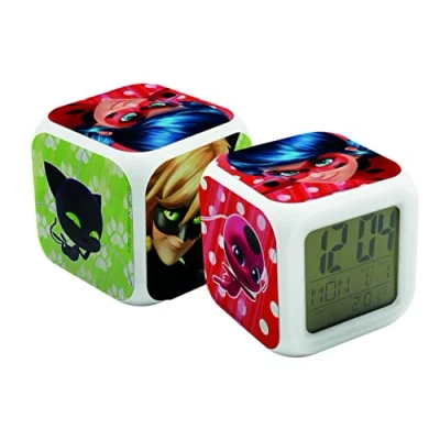 Imagen de Joy Toy Miraculous Despertador en Forma de Cubo (8 x 8 cm, tamaño pequeño)