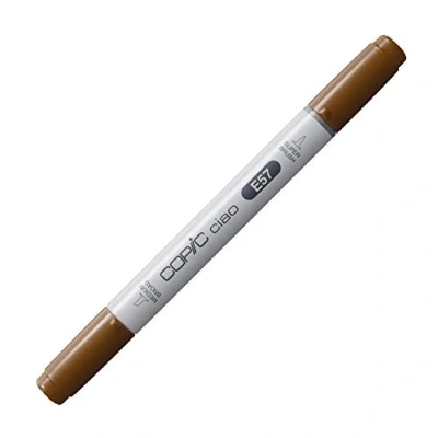 Imagen de COPIC Ciao Marcador Gráfico de Doble Punta, Marrón (Light Walnut), 1.4 ml