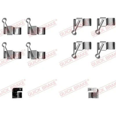 Imagen de Kit de accesorios, pastilla freno disco QUICK BRAKE 109 1238