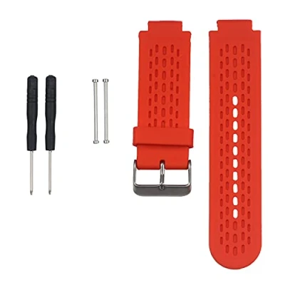 Imagen de Huabao Correa Compatible con Garmin Approach S2 S4,Ajustable Silicona Deportiva Band Repuesto Pulsera para S4 (Rojo)