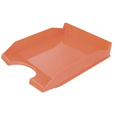 Imagen de OFFICE PRODUCTS 18016021 07 Bandeja para documentos (poliestireno/polipropileno, A4), color naranja