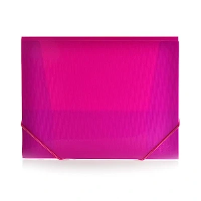 Imagen de Carpeta con Cierre de Gomas Especial para Block Dibujo o Láminas REF.53511 FU Lomo 1 CM Material muy resistente Colorline by Office Box Polipropileno 100% Reciclable (Fucsia)