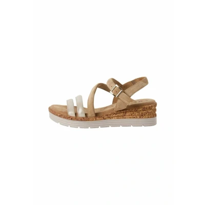 Imagen de s.Oliver Sandalias de cuña, Mujer, Talla: 38, Beige comb Zapatos