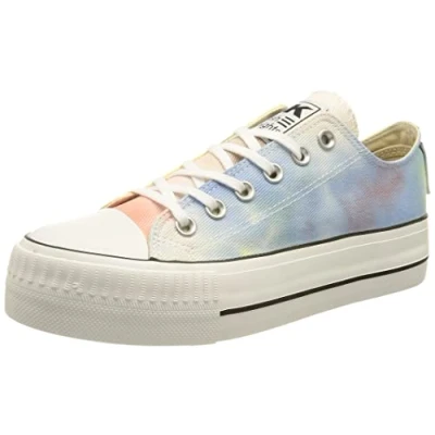 Imagen de British Knights KAYA LOW, Sneaker, SALMÓN/AZUL BEBÉ TIE DYE, 6 UK