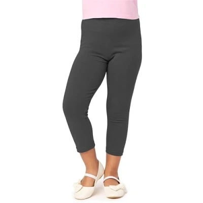 Imagen de Merry Style Leggins 3/4 para Niñas Mallas capri Pantalones Piratas Ropa Infantil Deportiva Niña verano y primavera MS10 226 (Grafito, 122 cm)
