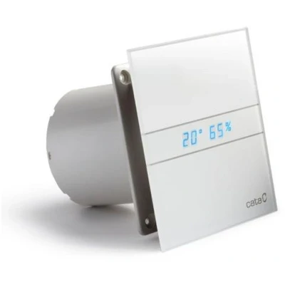 Imagen de Cata Extractor baño Modelo e 150 Gth de Serie Glass Ventilador Extractores aire silencioso para Color blanco
