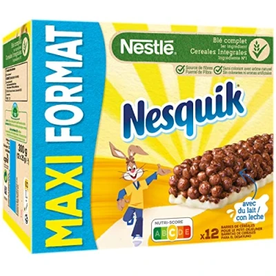 Imagen de Cereales Nestlé NESQUIK Barritas 12(12x25g)