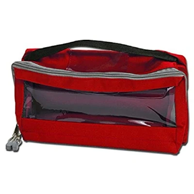 Imagen de GIMA E3 Bolsa rectangular acolchada con ventana y asa, color rojo