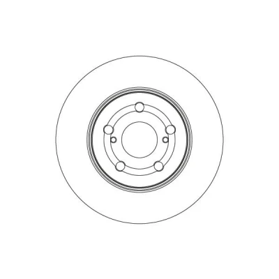 Imagen de TRW Disco de freno TOYOTA: Yaris IV 260mm 22mm 5 100mm ventilado barnizado DF4630 43512K0030 Discos freno,