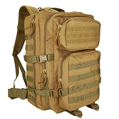 Imagen de Procase Mochila 45L Táctica Militar, Paquete de Asalto MOLLE Gran Capacidad para Utilidad Bolsa Emergencia 3 Días Caza Senderismo Acampada y Actividad al Aire Libre Caqui