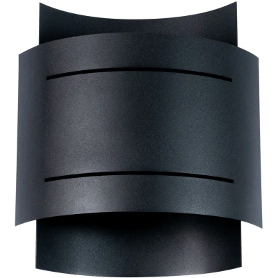 Imagen de SOLLUX lighting Aplique Acero Liso Diseño Elegante Minimalista Moderno para Dormitorio Salón Estilo Futurista Una Fuente de Luz GU9 A++ E 21/8,5/23 cm