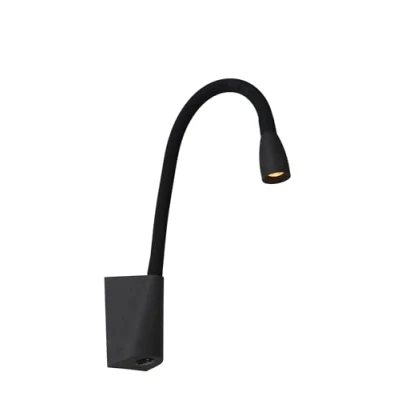 Imagen de Lucide GALEN LED Lámpara de cabecera 1x3W 3000K Negro