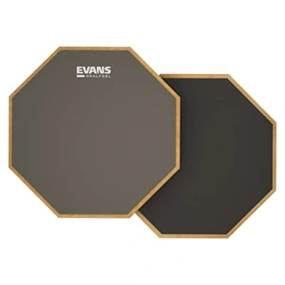 Imagen de Evans RealFeel Almohadilla de Práctica Reversible, 12 Pulgadas (305 mm) Pad Bateria Practica Drum
