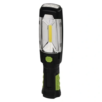 Imagen de Emos p4518, recargables de linterna 3 W COB + 6 LED, plástico, Black, Green, 24,5 x 40,5 cm