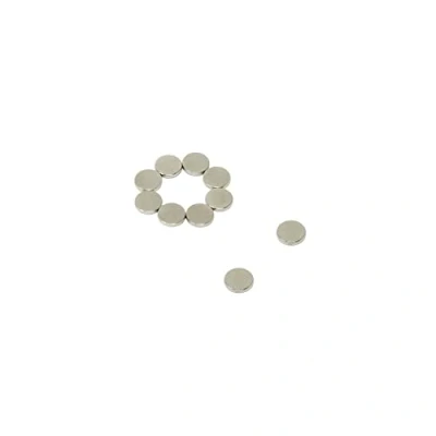 Imagen de Magnet de Neodimio N42 Magnetizado Diametralmente Para Artes, Manualidades, Fabricación Modelos, Bricolaje, Pasatiempos, Oficina Y Hogar 6mm Diámetro x 1mm Espesor Paquete 10