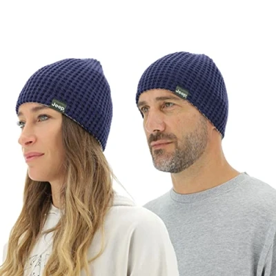 Imagen de JEEP O102597 K876 J Reversible Tricot Hat J22W Unisexo Deep Blue/Light Gray Uni