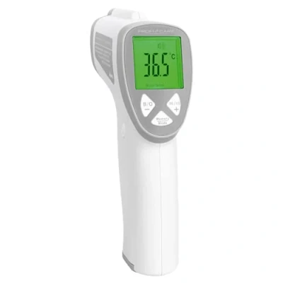 Imagen de ProfiCare PC FT 3094 termómetro antifiebre sin contacto, de frente por infrarrojos, para bebés, niños y adultos, con 3 colores, pantalla LCD, incluye alarma fiebre, alto rango